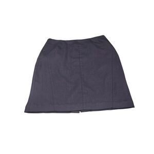 Worthington Straight Pencil Knee Length Skirt 16 Purple Lined Slit Career Wear